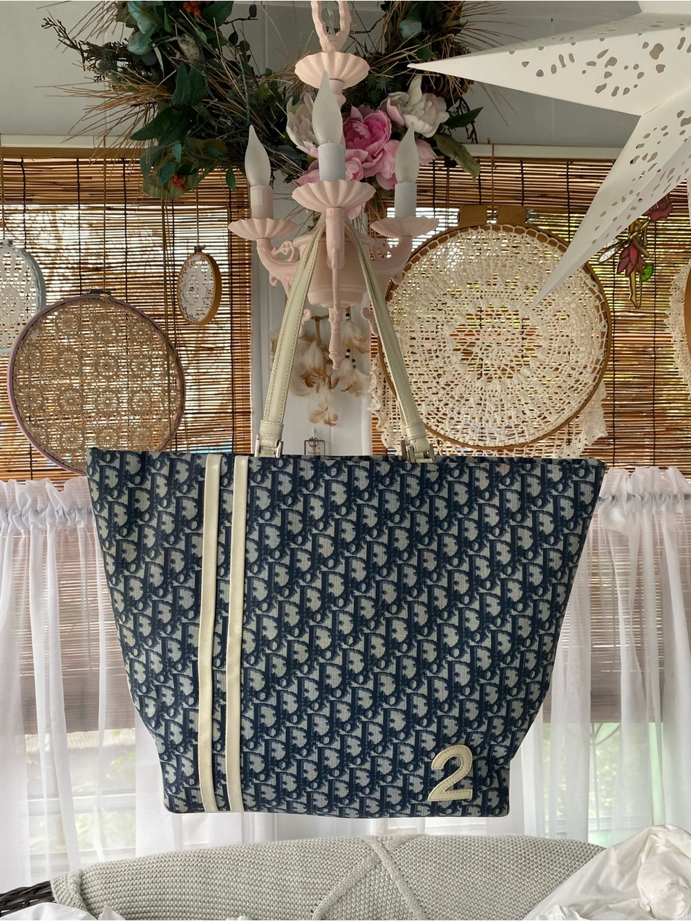 Vintage Christian Dior Y2K Trotter Tote (Authentic)
